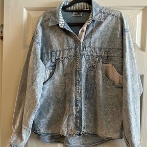 Vintage Acid Wash Denim Jacket